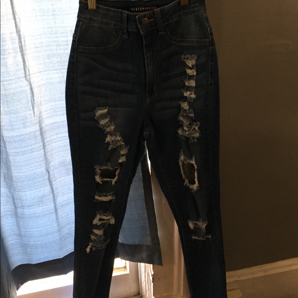 Fashion Nova High Waist Jeans size 5
